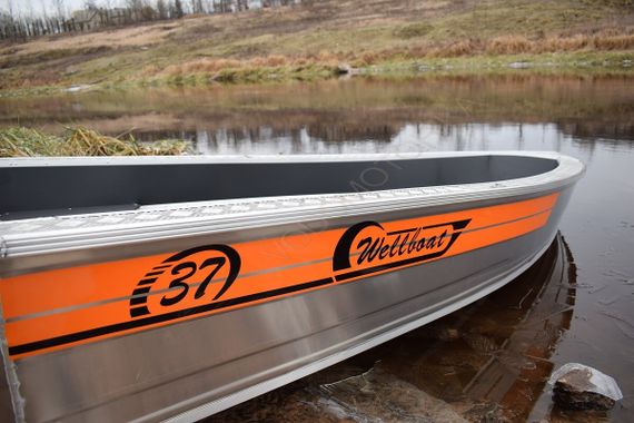 Алюминиевая лодка Wellboat-37 easy