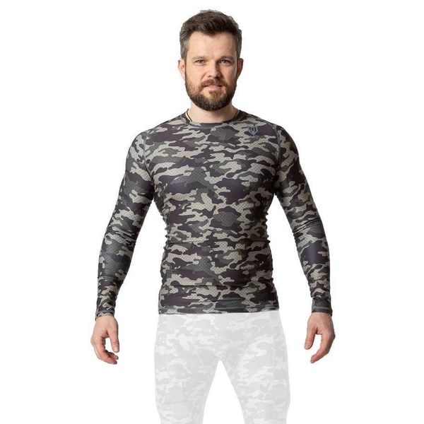 Рашгард хоккейный Camo-Line MAD GUY SR (M, net/корич)