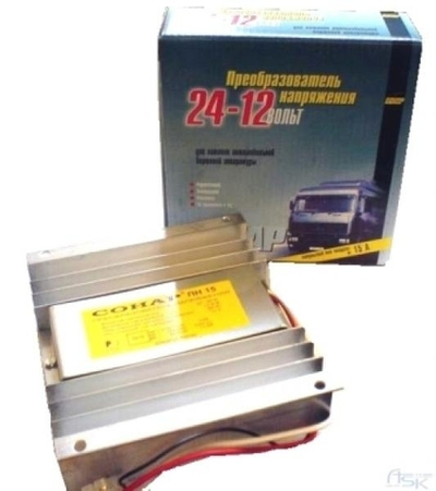 Преобразователь " Сонар ПН15 " 24в -&gt;12в , 15а