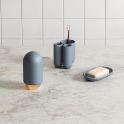 Стакан для зубных щеток Touch, синий