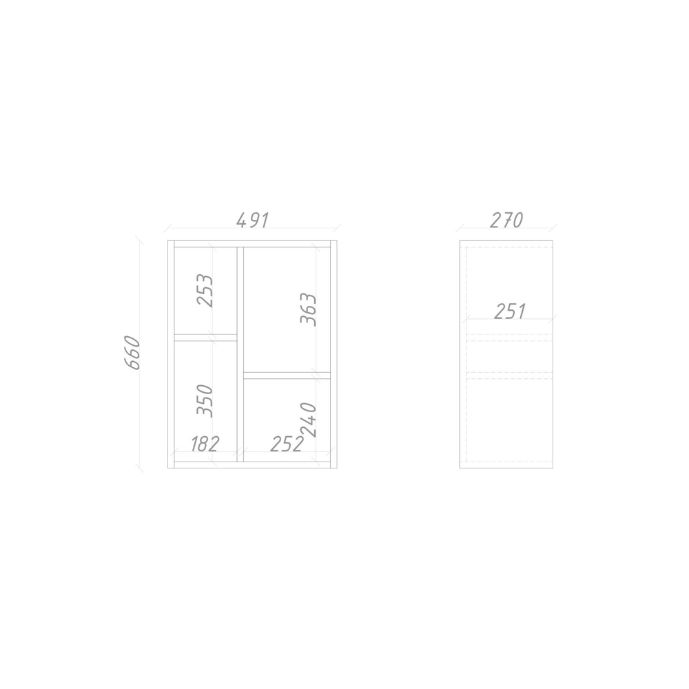 Стеллаж подвесной ML315
