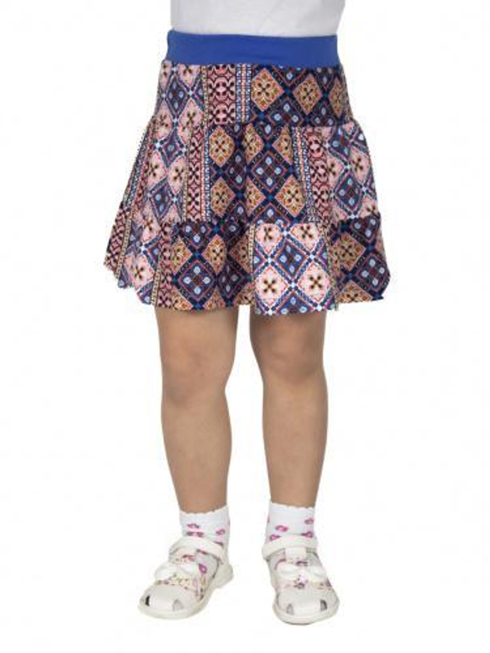 Юбка (98-56, разноцветный орнамент)
