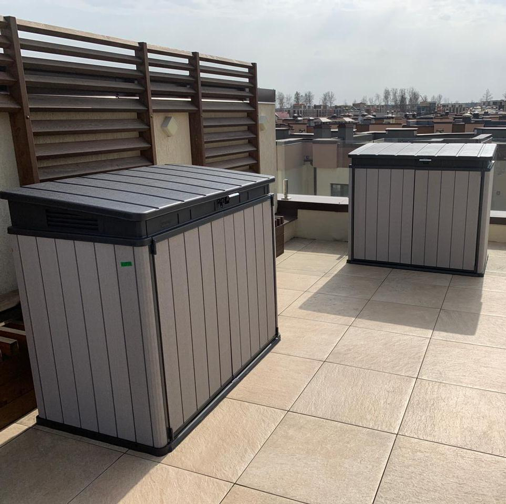 Уличный ящик пластиковый Keter Elite Store 1150 л