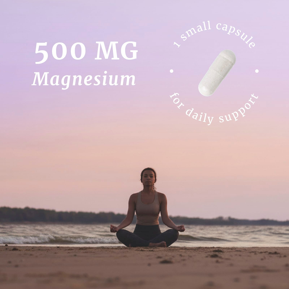 Nobi Nutrition, комплекс цитрата магния с оксидом магния, для максимального усвоения, 500 мг, 60 капсул