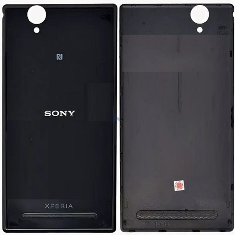 Задняя крышка для Sony Xperia T2 Ultra Dual D5322/D5303 черная