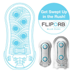 Мастурбатор Tenga Flip Orb Masturbator Blue Rush (Цвет: белый)