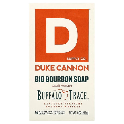 Duke Cannon Supply Co., кусковое мыло из бурбона, 283 г (10 унций)