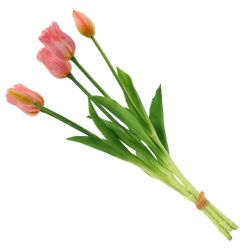 GAEM Цветы искусственные "Букет Тюльпанов" (Real Touch), L9 W9 H44 см