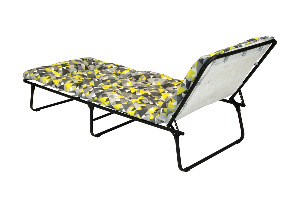 Кровать раскладная Селена-2 мягкая крошка гофрокартон (аналог Стефании с88) арт.с1677 (цвет ткани разноцветный рис.ромб (1 шт. в уп.)