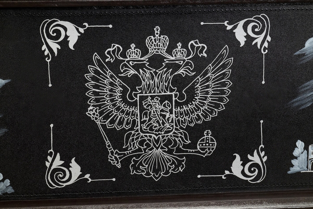 Подарочный набор шампуров в кейсе "Держава"