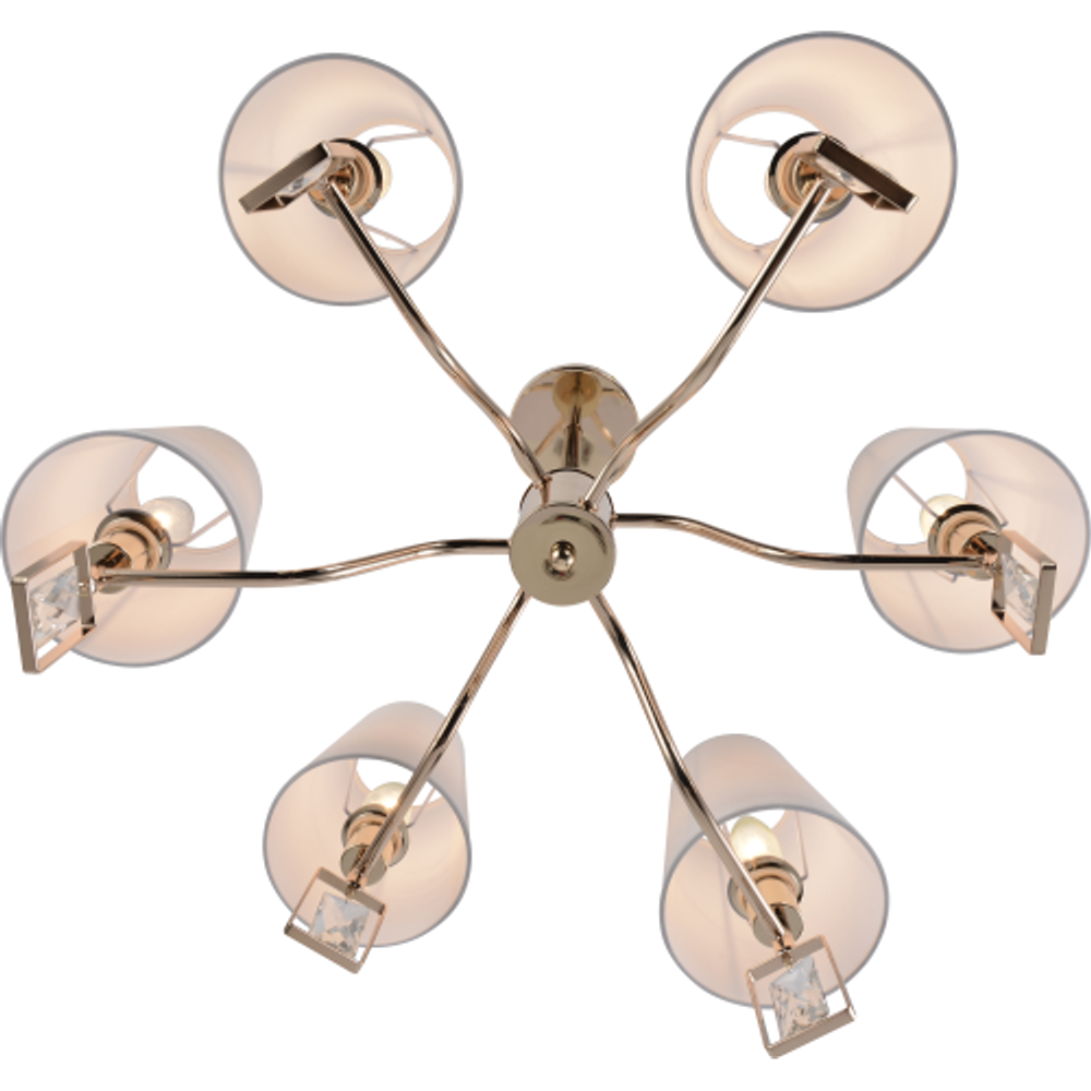 Люстра Rivoli Cristal 2095-306 6 х Е14 40 Вт классика