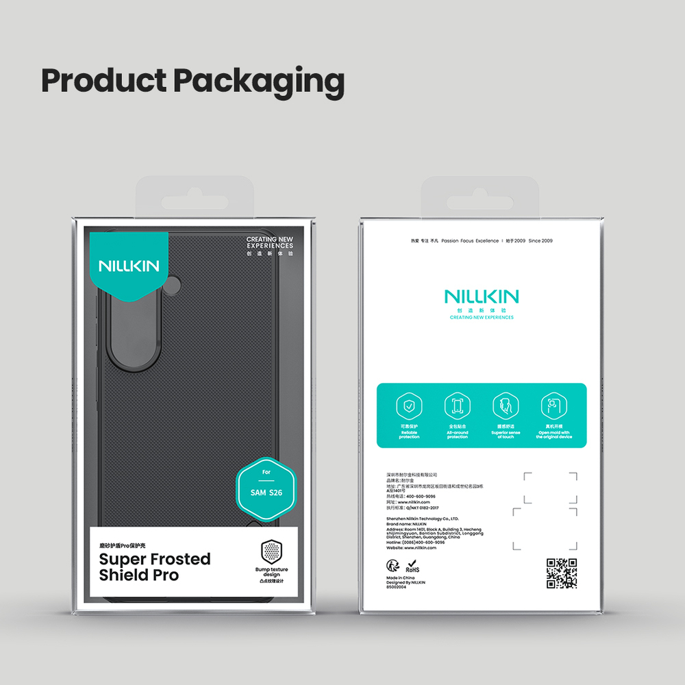 Противоударный чехол от Nillkin для смартфона Samsung Galaxy S26, серия Super Frosted Shield Pro