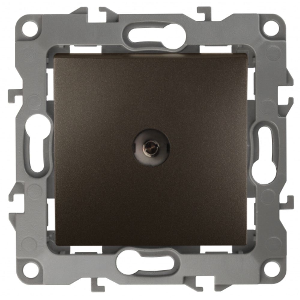 12-3102-13 ЭРА Розетка TV проходная, IP20, Эра12, бронза