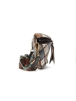 Сумка через плечо кожаная маленькая бананка КожаноFF