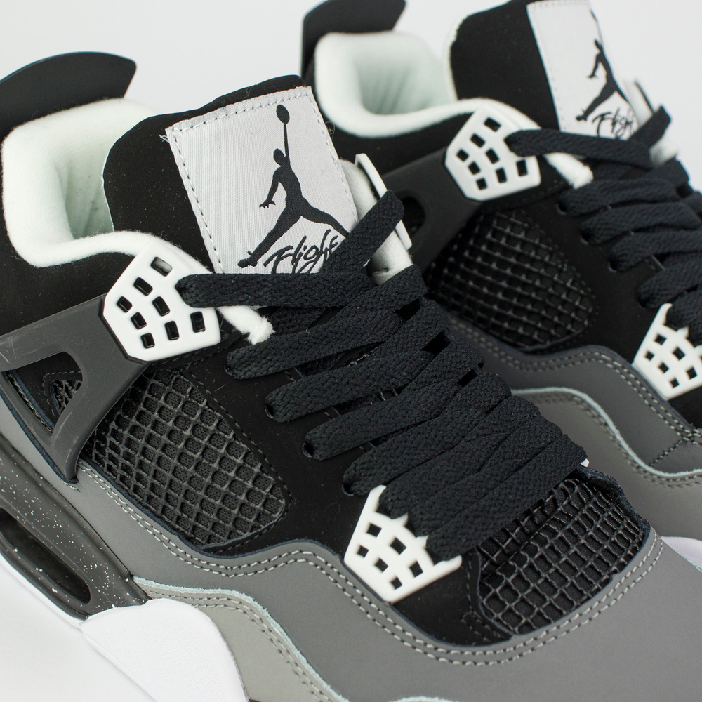 Кроссовки Nike Air Jordan 4 Retro Wmns Black / Grey Qual.