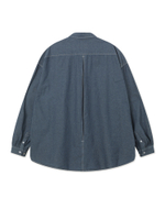 Мужская Рубашка Pleated Chambray