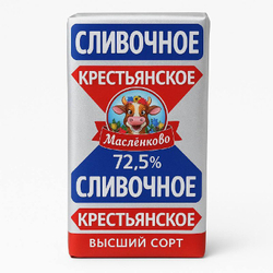 Масло сливочное 72,5%  Маслёнково 400 гр