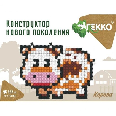 Конструктор 2D пластм. 555 дет. А5 "Корова"