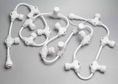 Шина 2 м., шаг 12,5 см., 16 разъемов, белый провод, Teamprof (TPF-SC2/16-W)