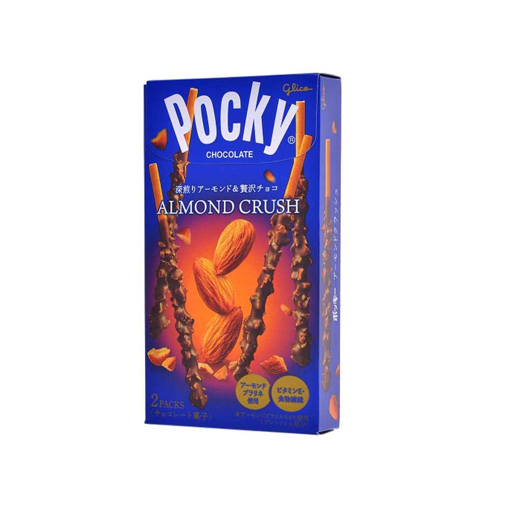 Печенье-палочки "POCKY" с миндальной крошкой, 46.2г