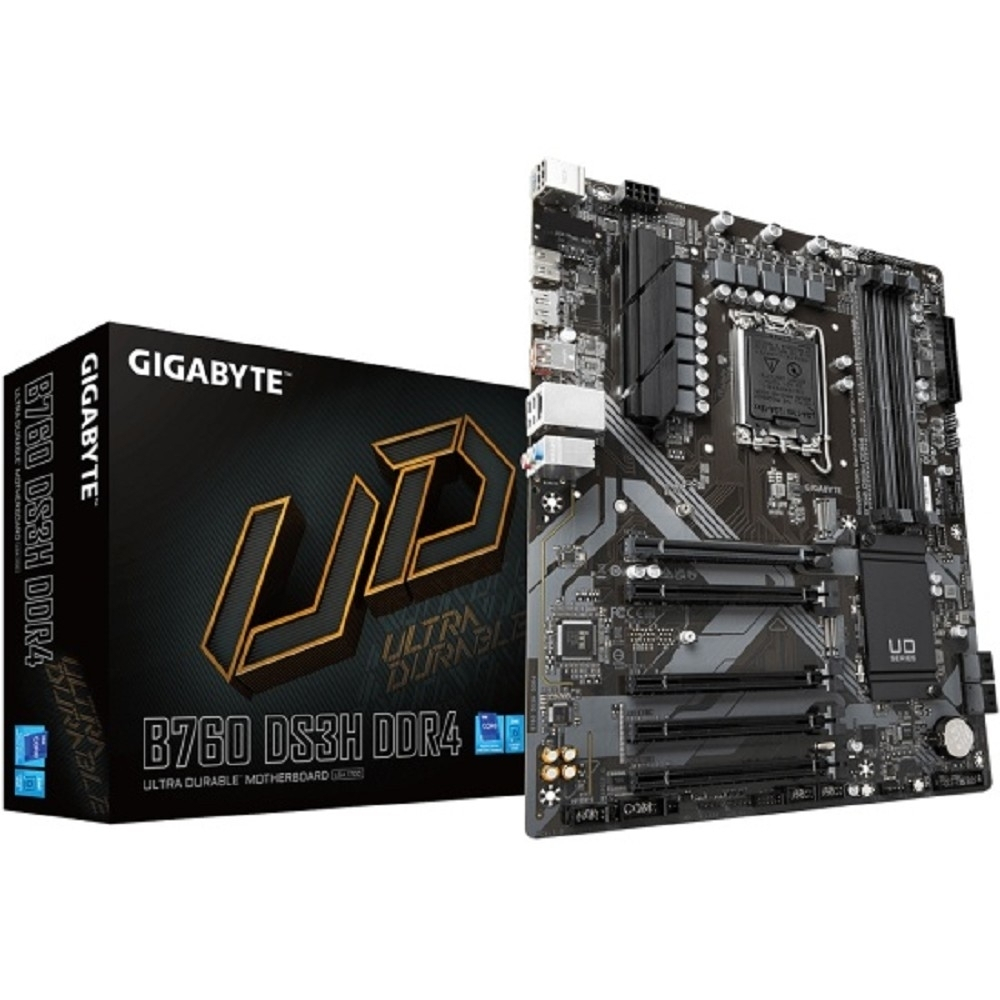Материнская плата Gigabyte B760 DS3H DDR4 (Socket 1700, IntelB760, ATX, RTL)