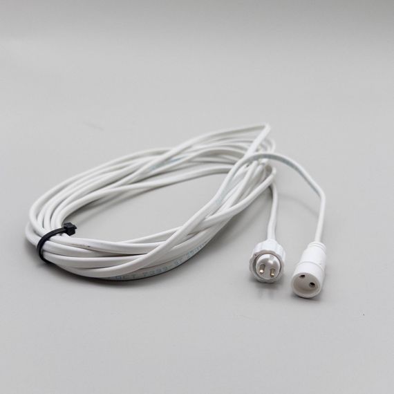 Соединитель 5 м. для нитей 24В. без возможности управления, провод белый ПВХ, IP65, LTC (SLL5m-8-1)