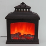 Сувенир с подсветкой «КАМИН - Волшебный вечер» 29,8*13*37 см (питание от USB и батареек)