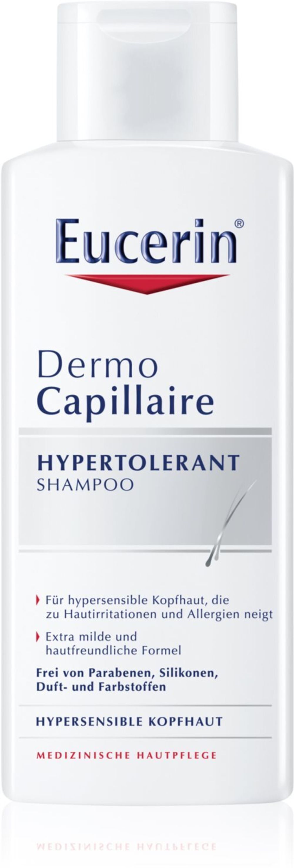 Eucerin DermoCapillaire - шампунь с высокой переносимостью для раздраженной кожи /   250  ml  / GTIN 4005800037184