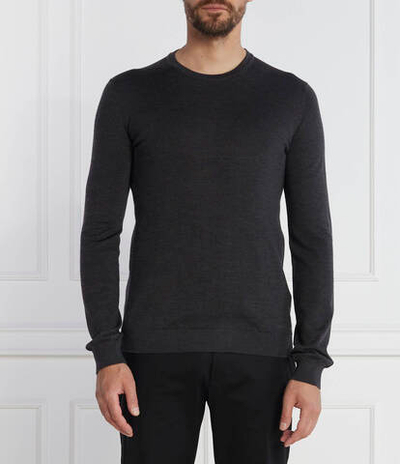 Wełniany свитер San Cedric-M1 HUGO - графитовый(50476832)