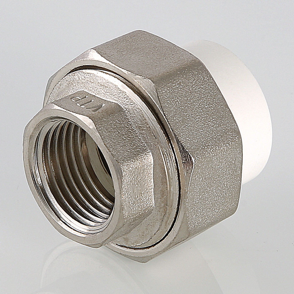 М.Р.В. с американкой 25х3/4" VALTEC белая