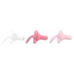 Dr. Brown's, HappyPaci™, соска, для детей 0–6 месяцев, розовая, светло-розовый и белый, 3 шт.