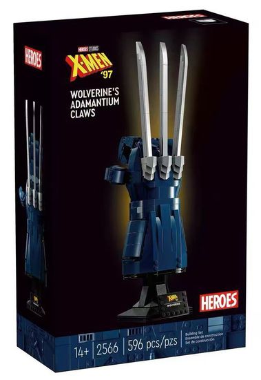 Конструктор Super Heroes "Адамантиевые когти Росомахи", 596 дет.