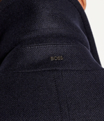 Хлопковое пальто BOSS BLACK - темно-синий(50527932)