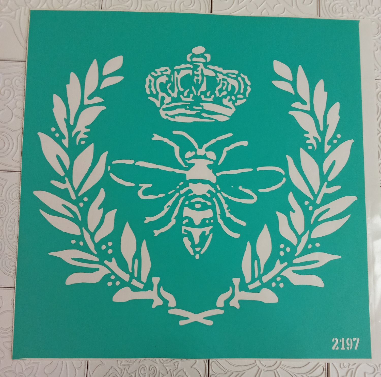 трафарет на клеевой основе ,2197(30*30см)