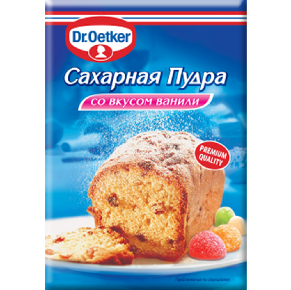 Пудра сахарная со вкусом ванили Dr.Oetker, 80 гр