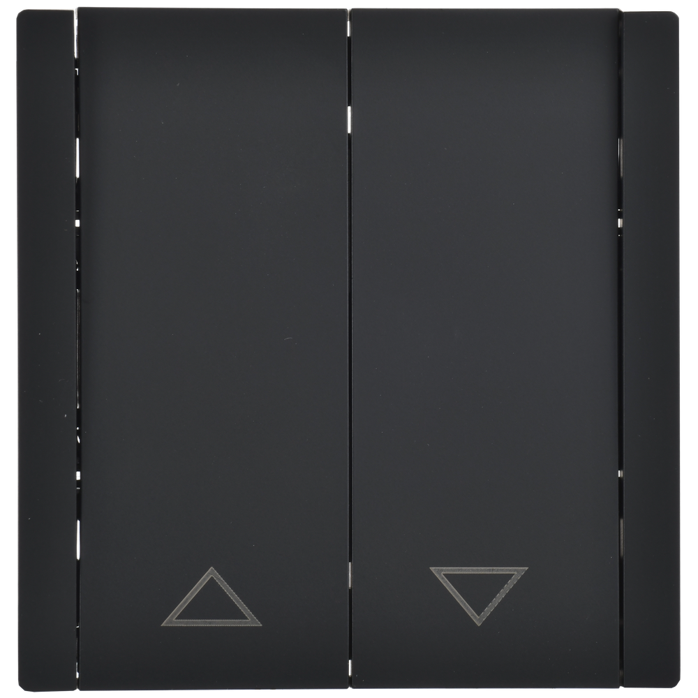 FORTE&PIANO Выключатель жалюзи 10А FP111 черный IEK