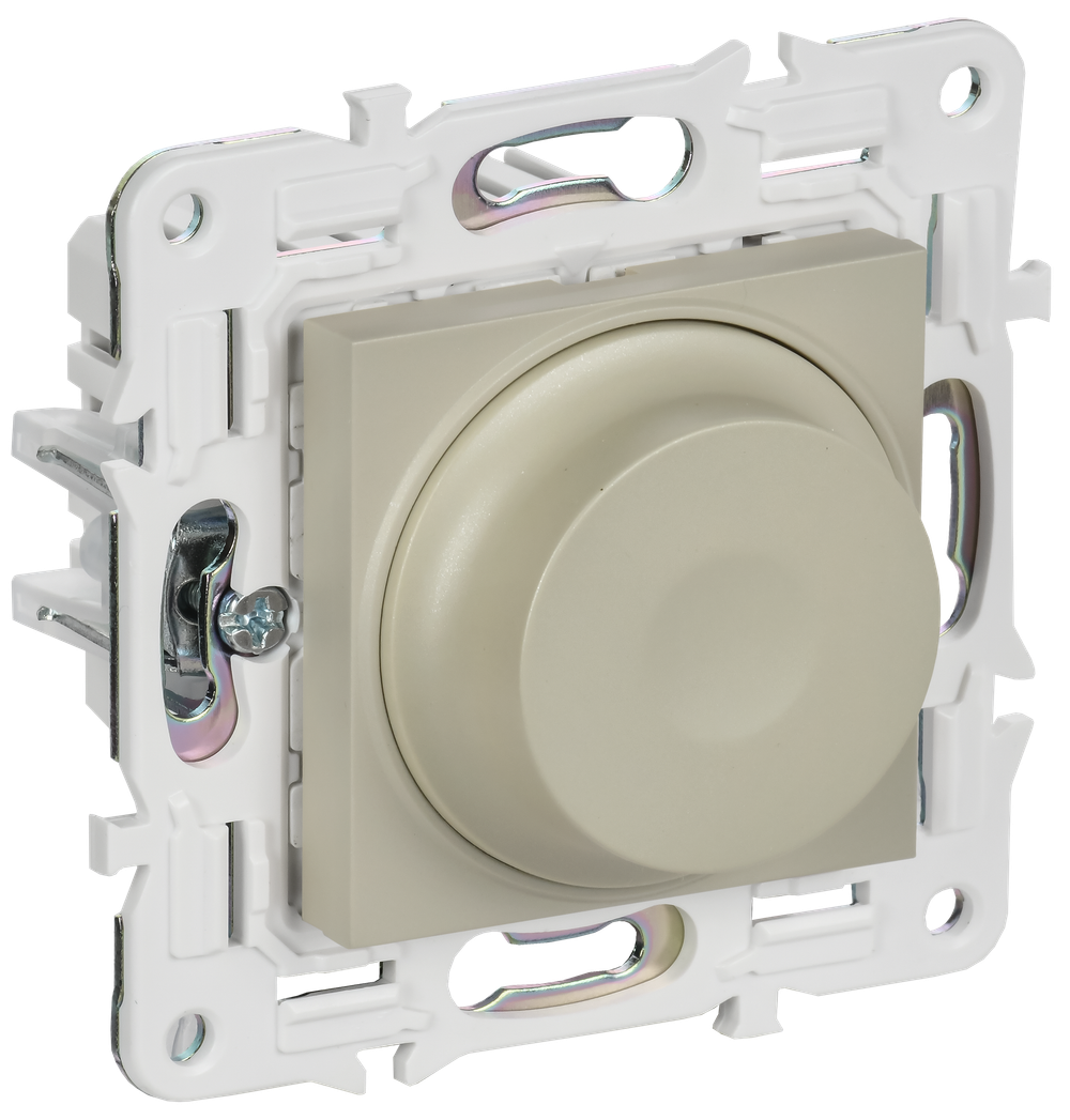 SKANDY Светорегулятор поворотный 600Вт SK-D01B бежевый IEK