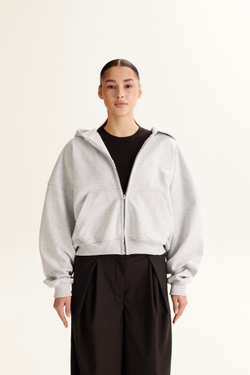 ZIP-HOODIE SDW Uniform - Grey Melange