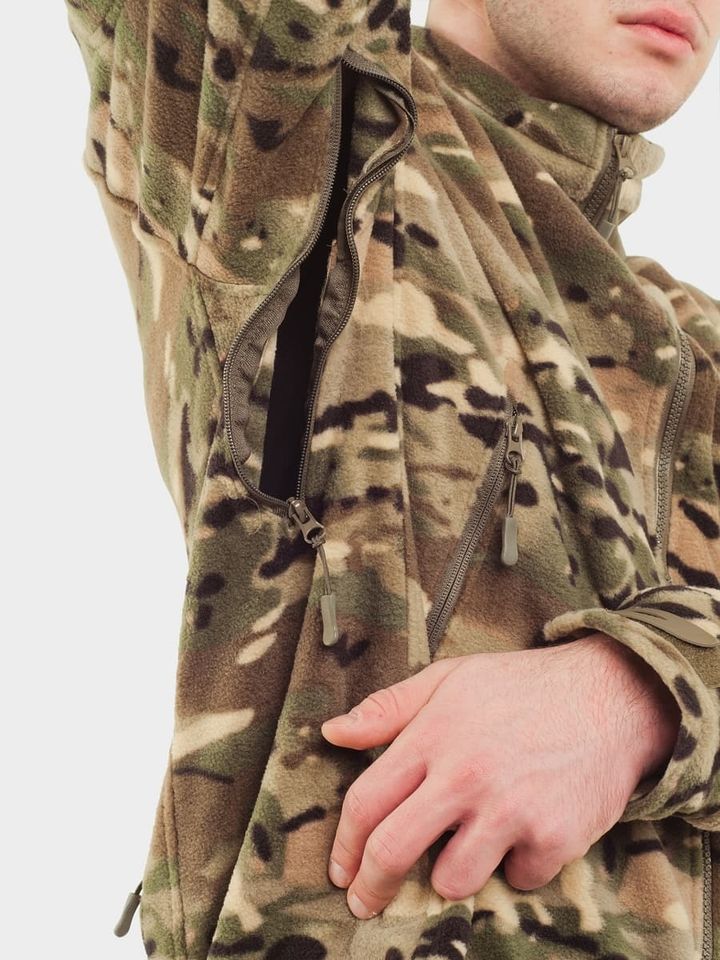 Кофта флисовая тактическая (мультикам)