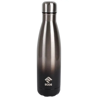 Термобутылка, объём: 500 мл, цвет: чёрный градиент