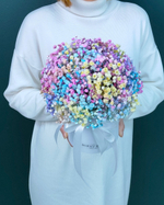 Радужная гипсофила в коробке(00390)