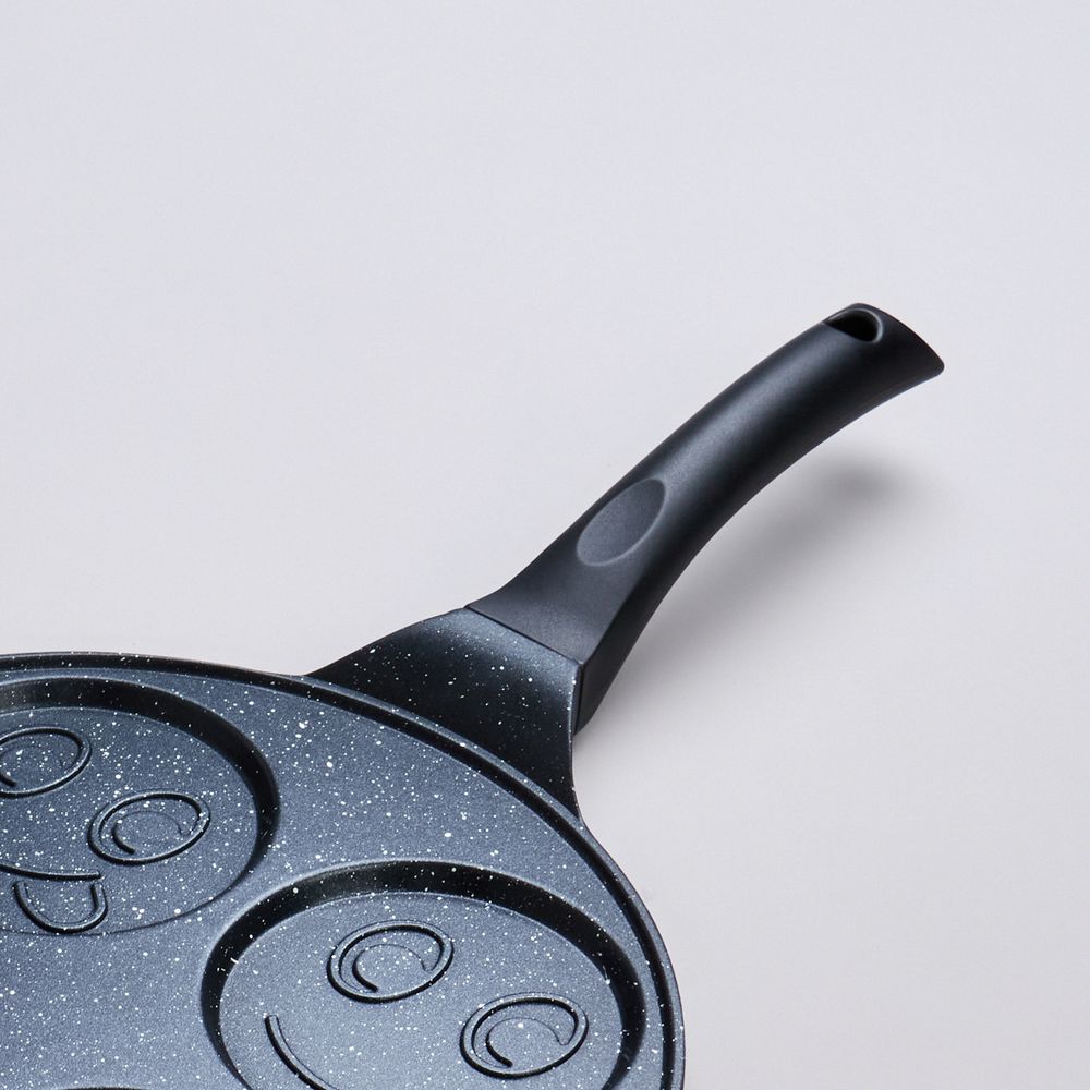 СКОВОРОДА AGNESS "СМАЙЛ" С АНТИПРИГАР.ПОКРЫТИЕМ ДИАМЕТР=26.5 СМ