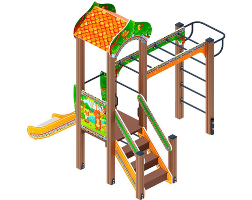 Детский игровой комплекс Полянка ДИК 1.16.05-01 Н 750