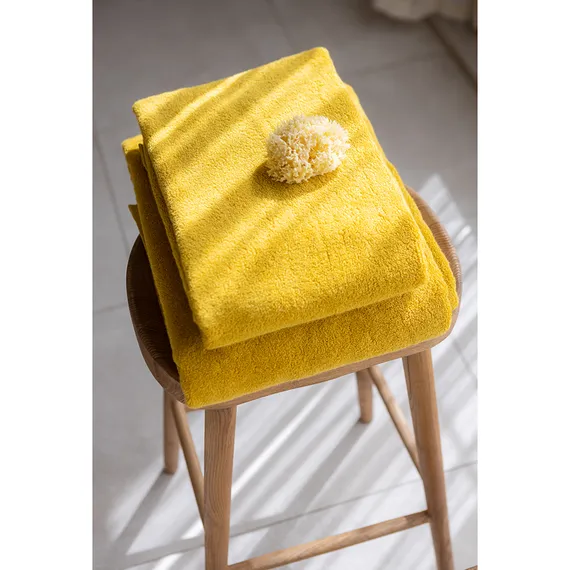 Полотенце банное горчичного цвета Essential, 70х140 см
