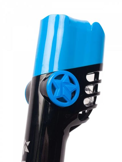 Маска полнолицевая Sargan Галактика премиум черная/синяя/голубая