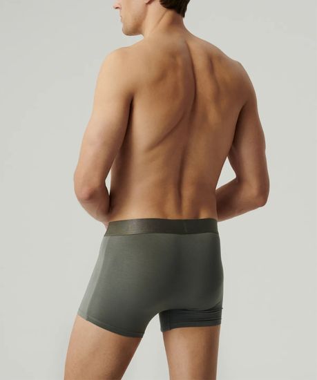 Трусы мужские боксеры (1 шт), Atlantic MH-1201, микромодал, хаки