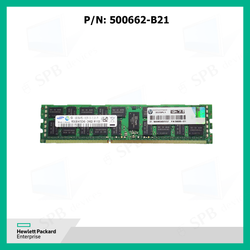 Оперативная память для сервера HP 8Gb 2Rx4 PC3-10600R DDR3-1333 ECC CL9 , 500205-071 , 501536-001 (500662-B21)