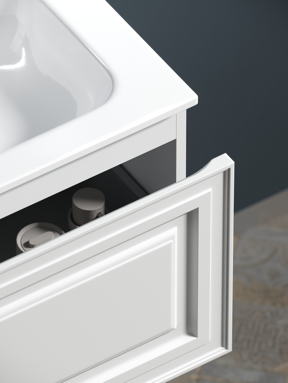 Тумба с раковиной Sancos Very 120 см VR120W bianco
