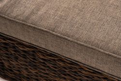 "Лунго" трансформирующаяся лаунж-зона из искусственного ротанга (гиацинт), цвет коричневый