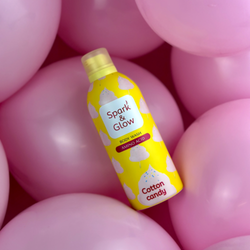Spark&Glow Гель-пена для душа с ароматом сладкой ваты - Cotton candy body wash, 350 мл